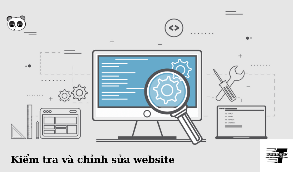 Kiem tra va chinh sua Website - quy trình xây dựng Website