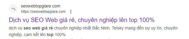 Thẻ tiêu đề và thẻ mô tả