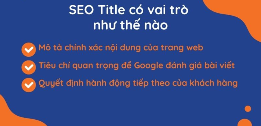 seo title có vai trò như thế nào